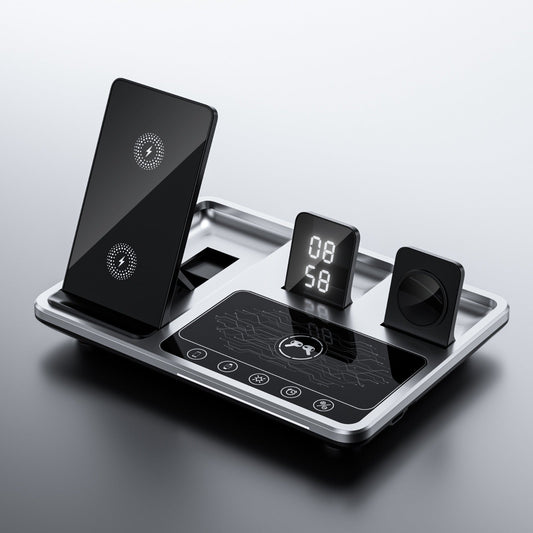 ChargeWave™ - Trådløst opladningsstativ (65% Rabat)