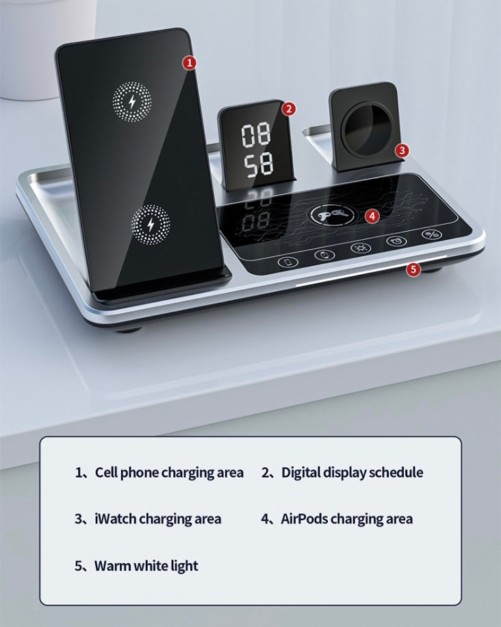 ChargeWave™ - Trådløst opladningsstativ (65% Rabat)